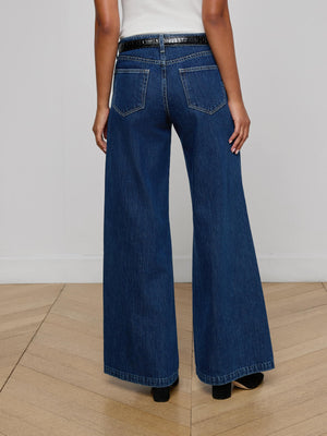 Savina Low-Rise Wide-Leg Jean
