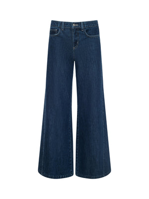 Savina Low-Rise Wide-Leg Jean