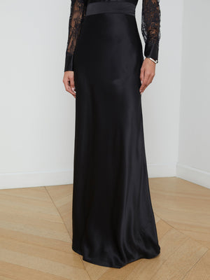 Ryker Silk Maxi Skirt skirt L'AGENCE