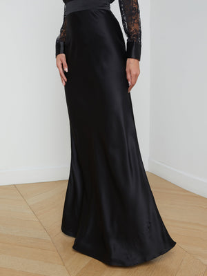 Ryker Silk Maxi Skirt skirt L'AGENCE