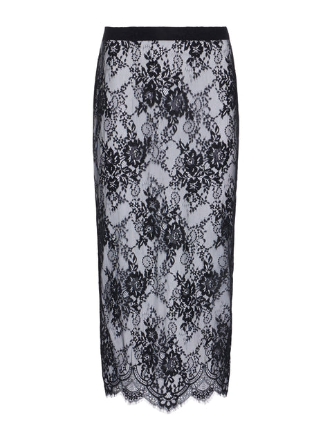 Makena Lace Pencil Skirt In Runway L'AGENCE   