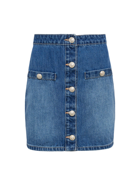 Kris Denim Mini Skirt skirt L'AGENCE   