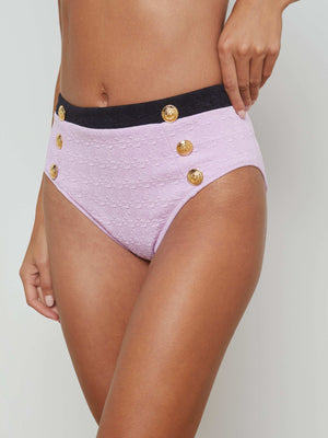 Vanessa High-Waisted Bikini Bottom swim L'AGENCE
