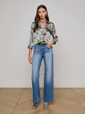 Dani Silk Blouse blouse L'AGENCE