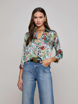 Dani Silk Blouse blouse L'AGENCE