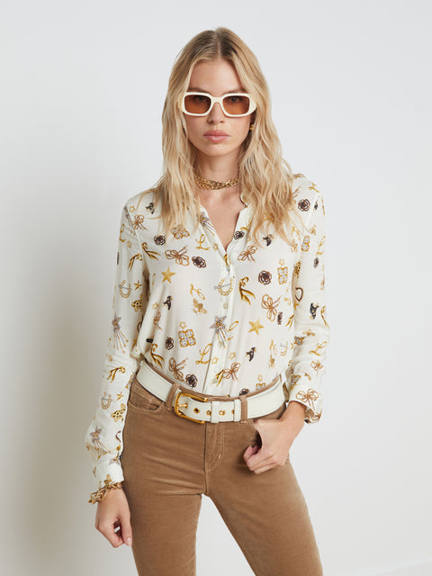 Holly Blouse blouse L'AGENCE Sale   