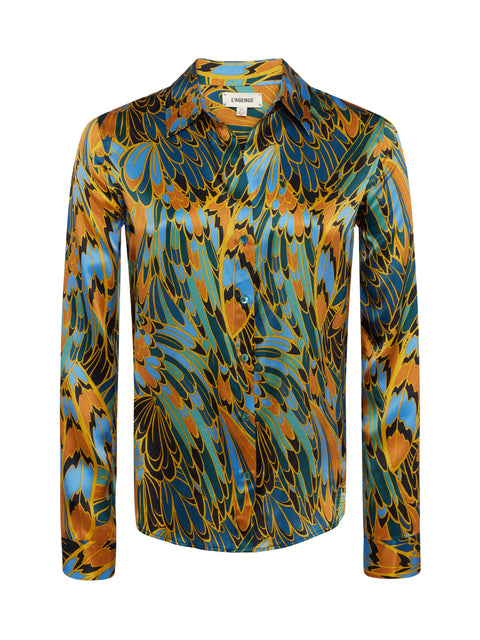 Tyler Silk Blouse blouse L'AGENCE Sale   