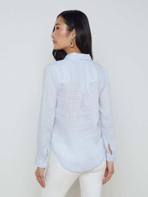 Tyler Linen Blouse blouse L'AGENCE