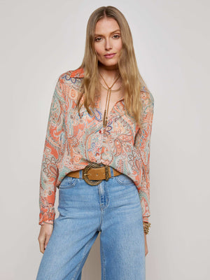 Laurent Paisley Blouse blouse L'AGENCE
