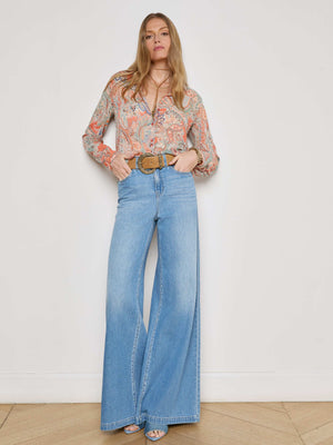 Laurent Paisley Blouse blouse L'AGENCE