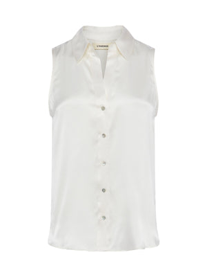 Emmy Sleeveless Silk Blouse blouse L'AGENCE