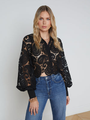 Odelia Lace Blouse blouse L'AGENCE