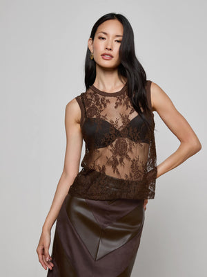 Brax Floral Lace Tank