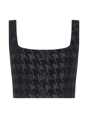 Maylin Houndstooth Top