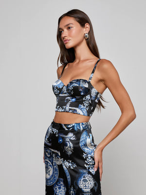 Sonya Silk Bustier