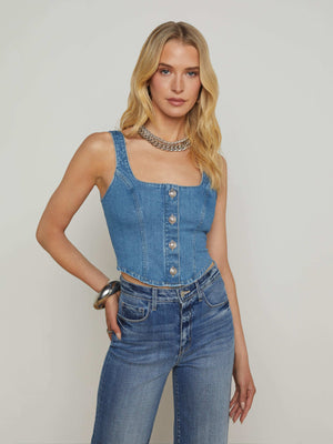 Saga Denim Top top L'AGENCE