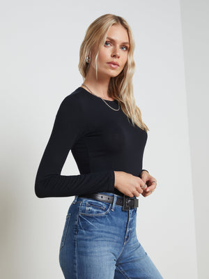 Tess Long Sleeve Tee tee shirt L'AGENCE