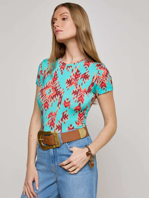 Ressi Fitted Tee tee shirt L'AGENCE