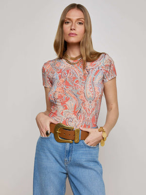 Ressi Fitted Tee tee shirt L'AGENCE
