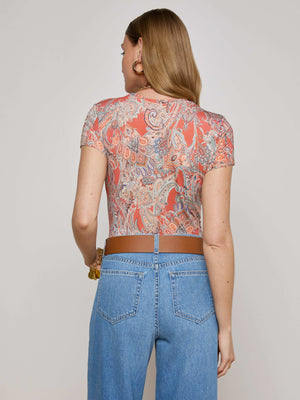 Ressi Fitted Tee tee shirt L'AGENCE