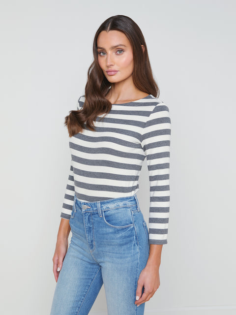 Lucille Boatneck Top top L'AGENCE   