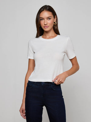 T-shirt en coton couché orageux