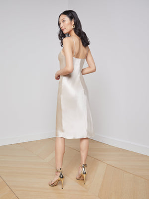Jodie Silk Slip Dress dress L'AGENCE