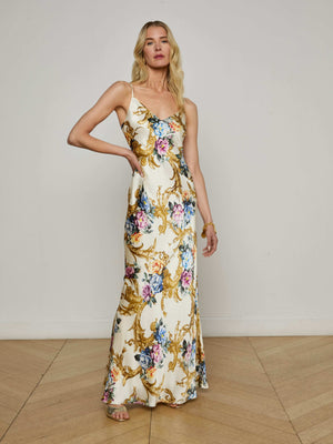 Serita Silk Gown dress L'AGENCE
