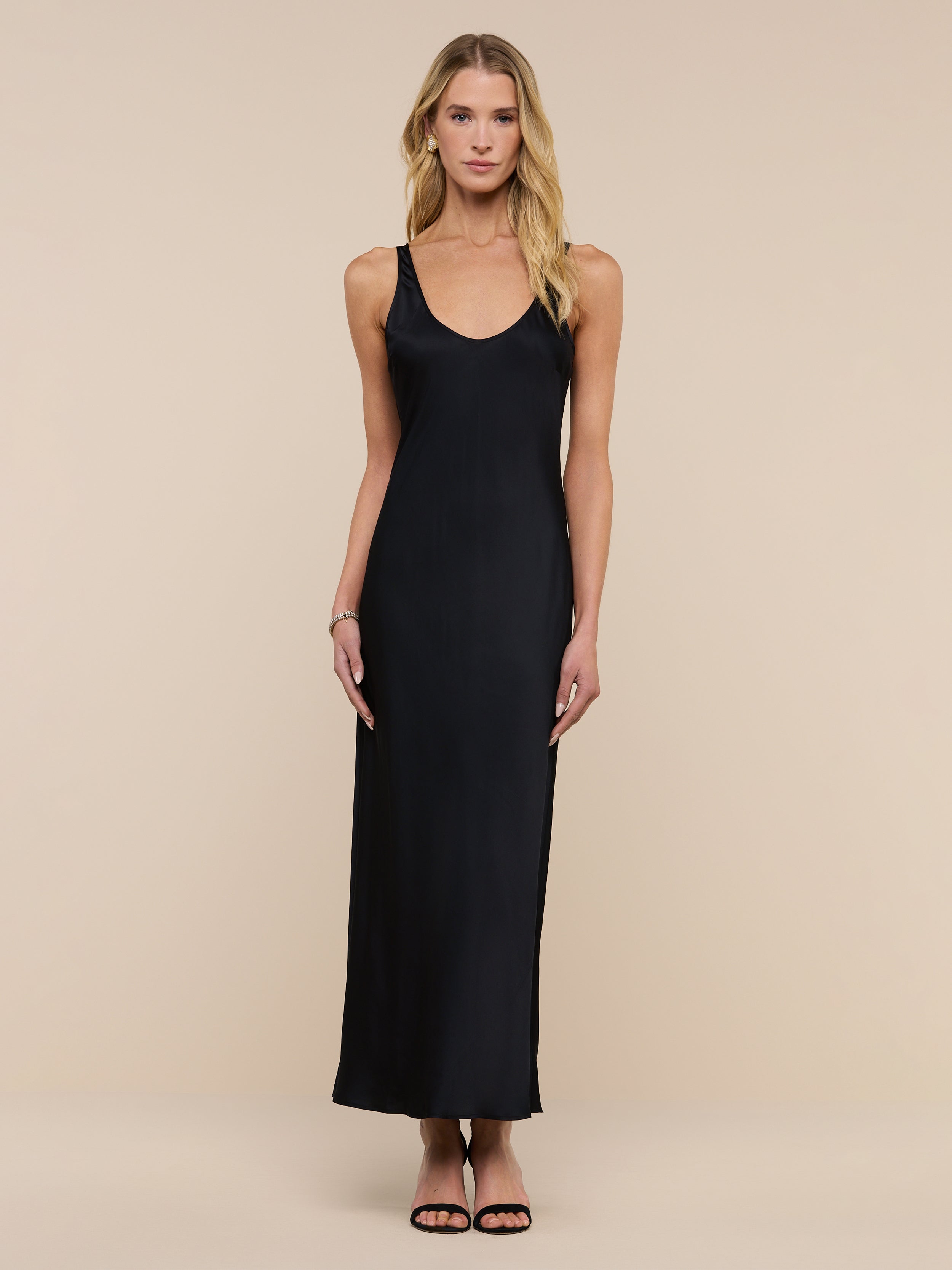 L'AGENCE Women's Akiya Tank Dress - Black - Size XS L'AGENCE Women's Akiya Tank Dress - Black - Size XS
