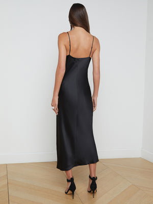 Seridie Silk Slip Dress dress L'AGENCE