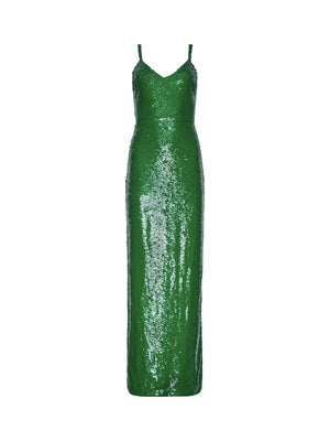 Abito maxi con paillettes karma