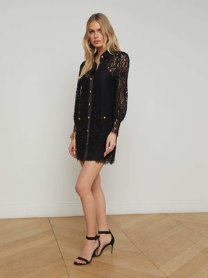 Sakura Lace Shift Dress dress L'AGENCE