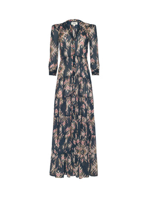 Robe longue à volants Seraphina