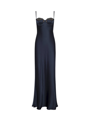 Shayla Silk Lace Gown