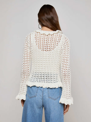Cardigan en crochet Solaris