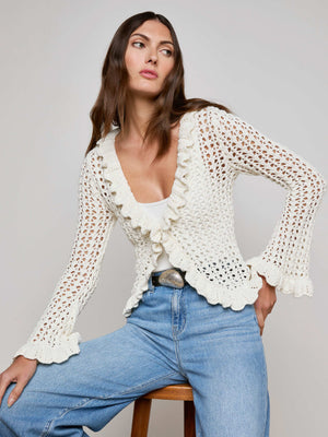 Solaris Crocheted Cardigan