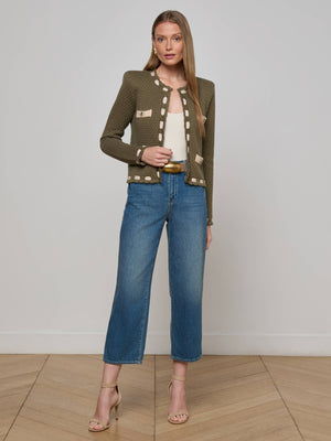 Astor Contrast Trim Cardigan