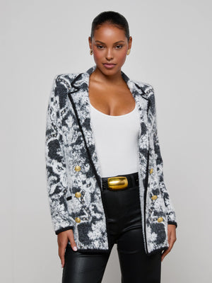Eileen Jacquard Knit Blazer