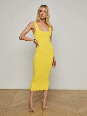 Romona Knit Midi Dress dress L'AGENCE