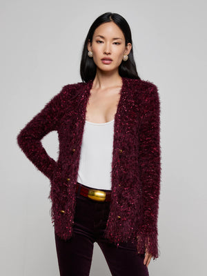 Blazer Azure Fringe Cardigan