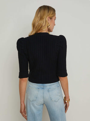 Delilah Cropped Cardigan cardigan L'AGENCE