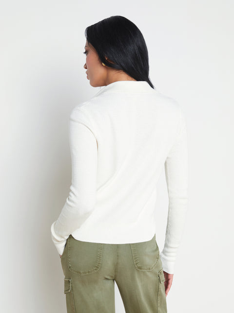 Sterling Silk-Cotton Blend Sweater sweater L'AGENCE   