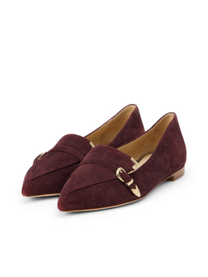 Brielle Suede Loafer shoes L'AGENCE Sale