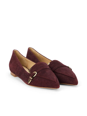 Brielle Suede Loafer shoes L'AGENCE Sale