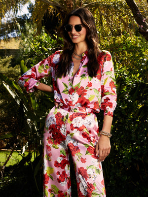 Image - tyler blouse and pilar pant in cotton candy multi  L'AGENCE