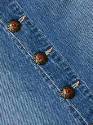 Kathleen Denim Midi Skirt skirt L'AGENCE