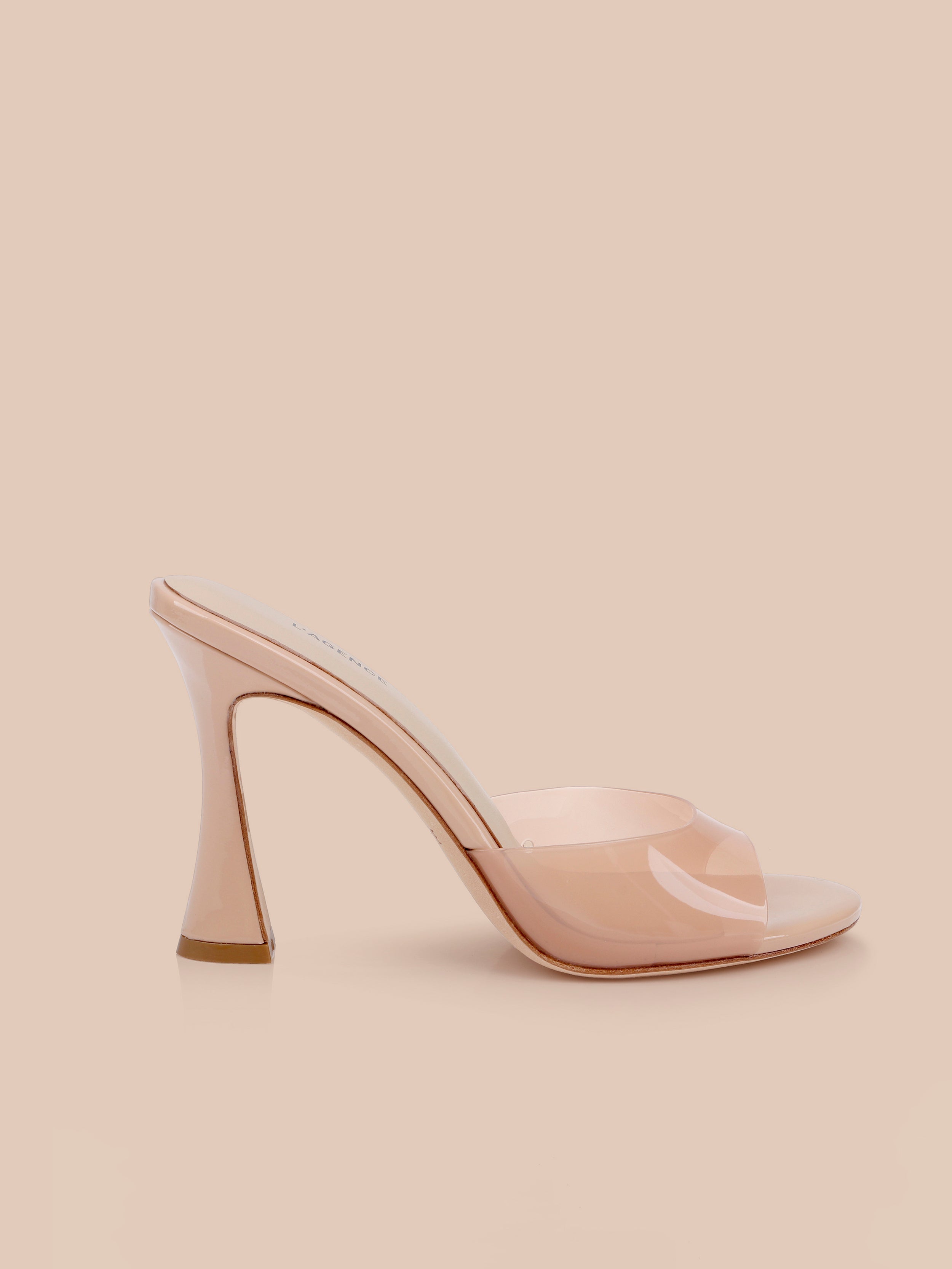 Avery Open-Toe Mule in Nude | L'AGENCE