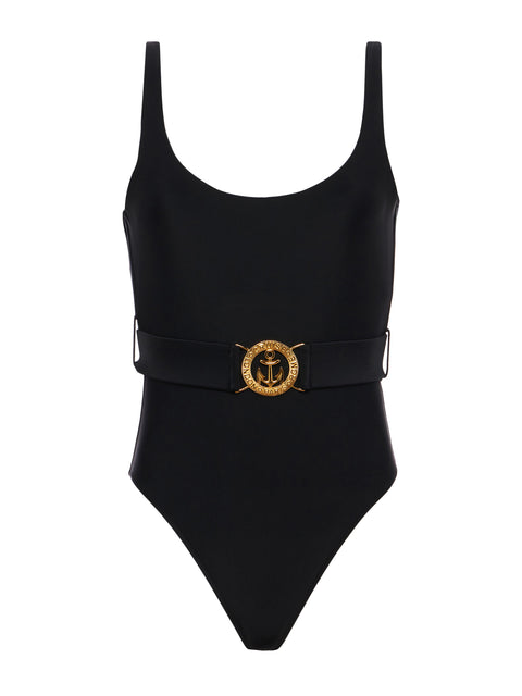 Mila Belted One-Piece Swimsuit swim L'AGENCE   