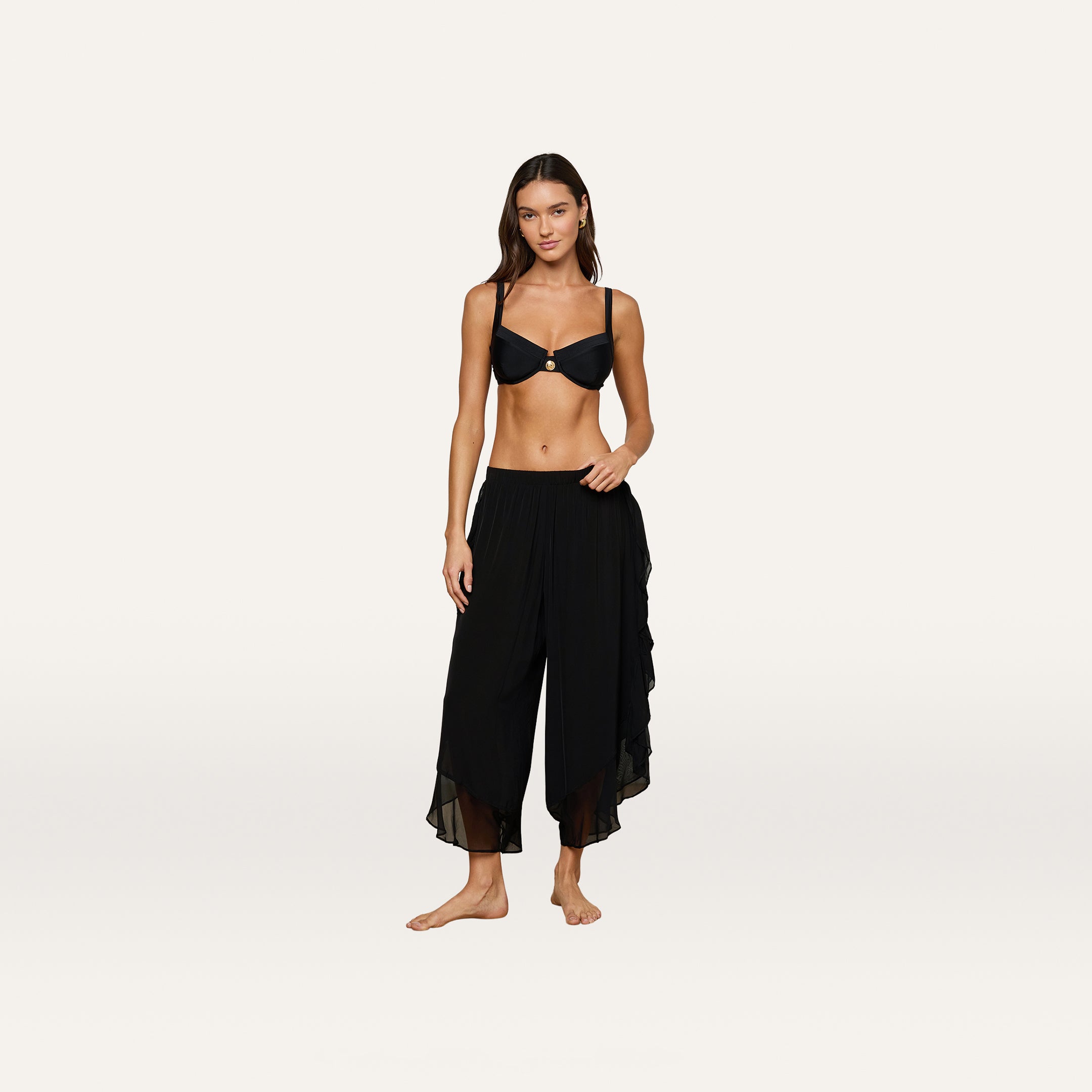 Adonis Cover-Up Pant in Black | L'AGENCE