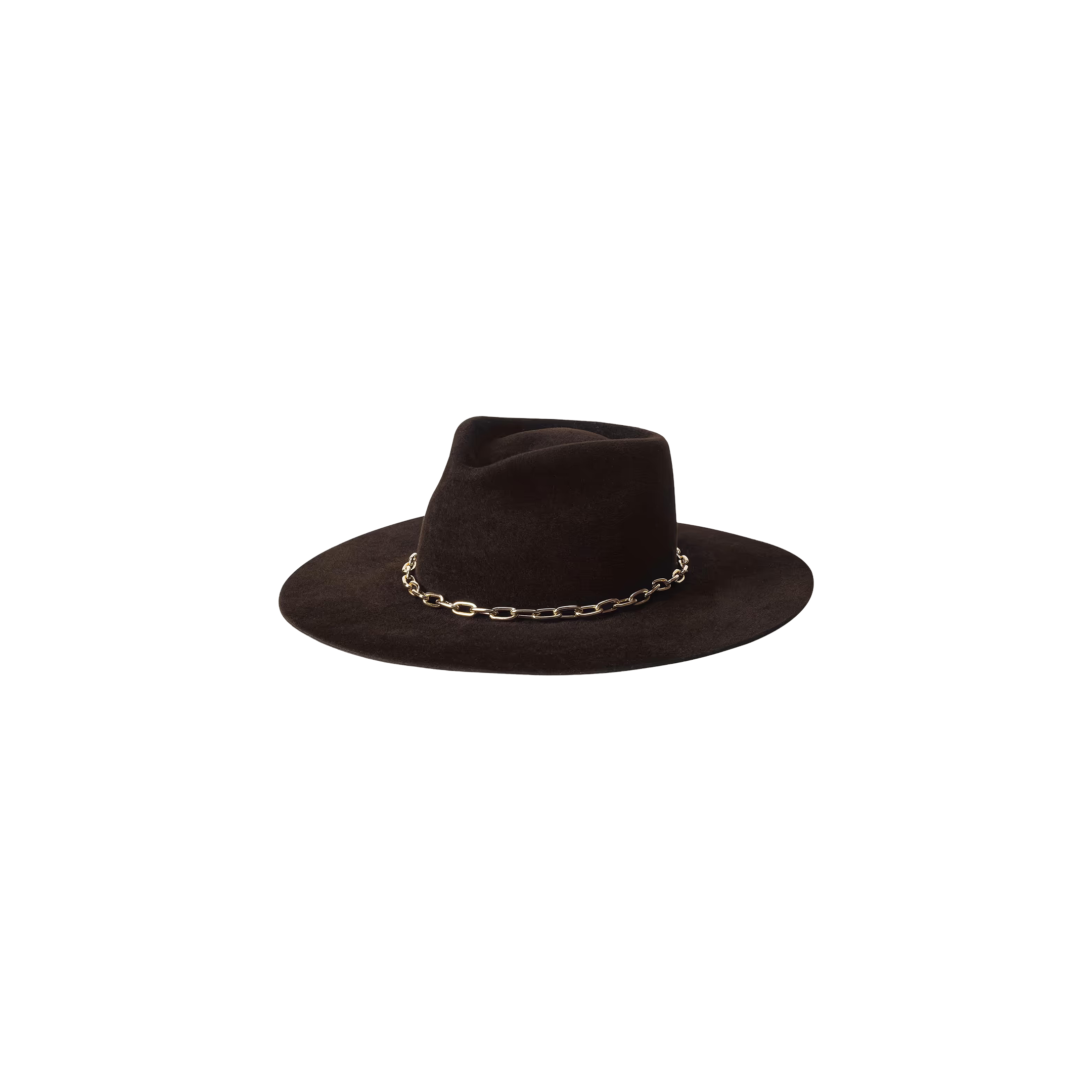 Umbra Hat in Brown | L'AGENCE